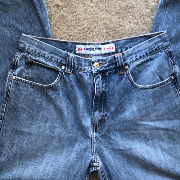 Vintage Anchor Blue EASY Fit 34x30 Jeans - Men’s - Picture 2 of 11